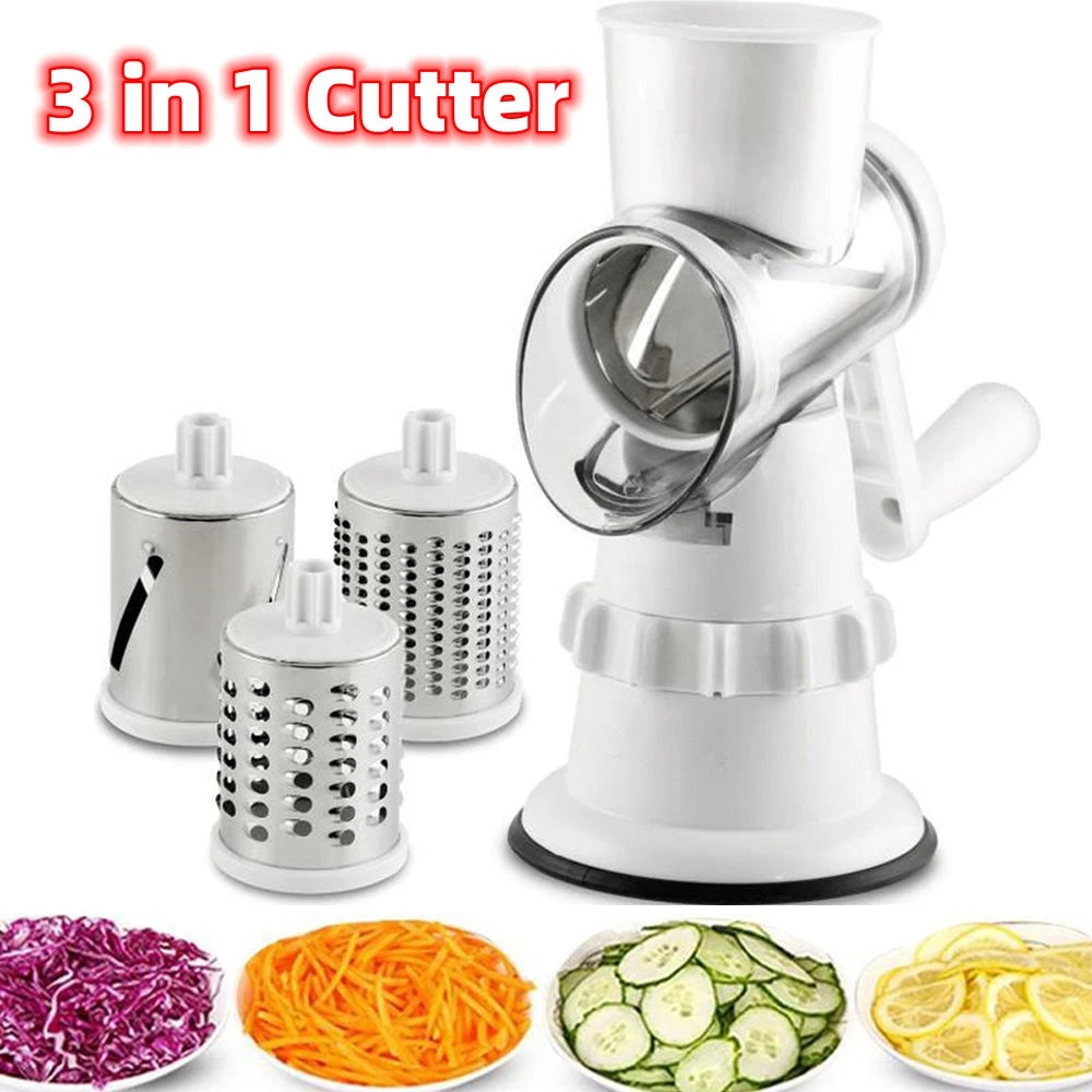 Multi-Function Roller Vegetable Slicer